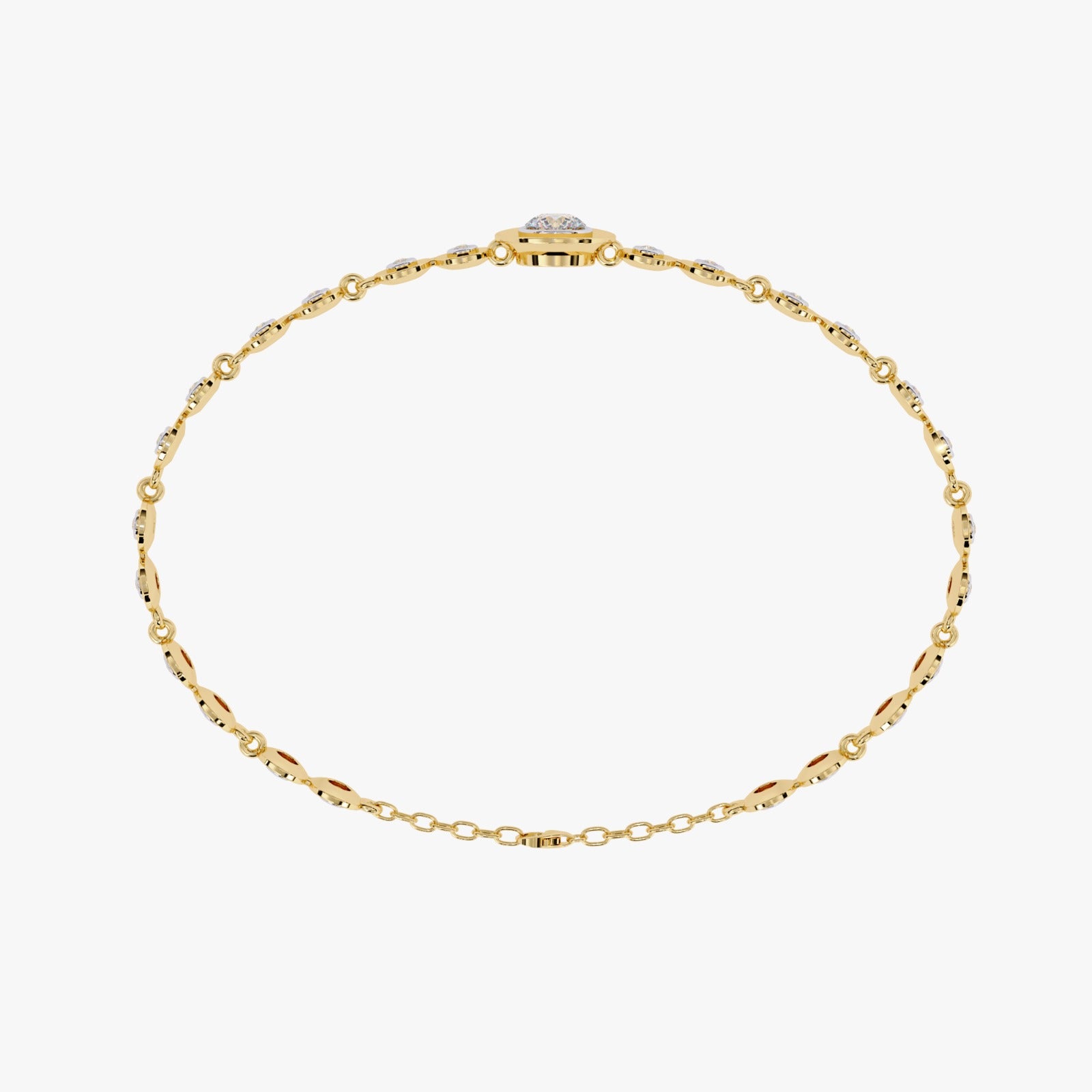 Solitairekart 0.2ct Halo Lab Grown Diamond Bracelet